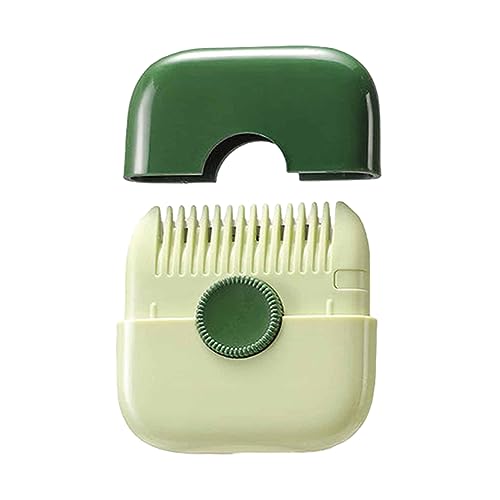 2-in-1 Hair Trimmer Comb Split End Trim Portable Compact Split Ends Trimmer Kids Mini Hair Split End Trimmer Tail Comb Split End Removal Mini Portable Hair Breakage Tool (Green)