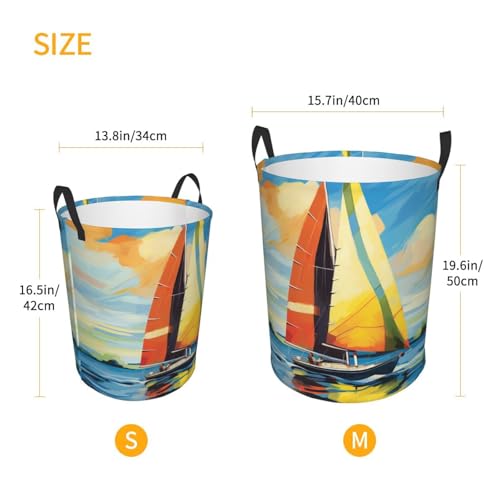 Panier à linge bateau pliable et imperméable en taille M pour jouets