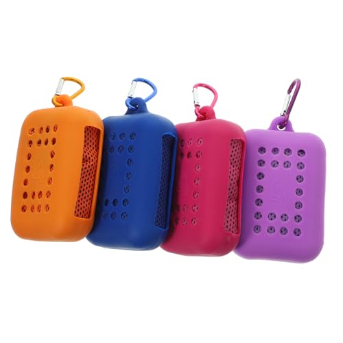 SOLUSTRE 4pcs Quick Drying Cooling Towels for Outdoor Activities Soft and Skin Friendly Sports Towel for Travel Beach Gym and Camping