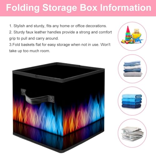 Boîte de rangement pliable cube pour éliminer le désordre du placard - 4
