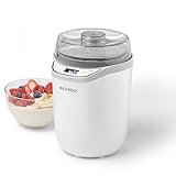 RICARDO Yogurt Maker – 1.5L Capacity - Fresh Yogurt in 8 Hours - Digital Timer - Compact Design - BPA-Free -Dishwasher Safe