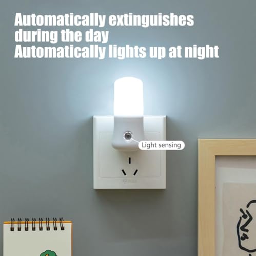 3-Pack Night Lights Plug into Wall Plug in Lights for Wall Bedside Lights - image 5