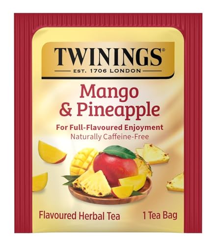 Twinings New Mango & Pineapple Herbal Tea Individually Wrapped Bags thumb #1