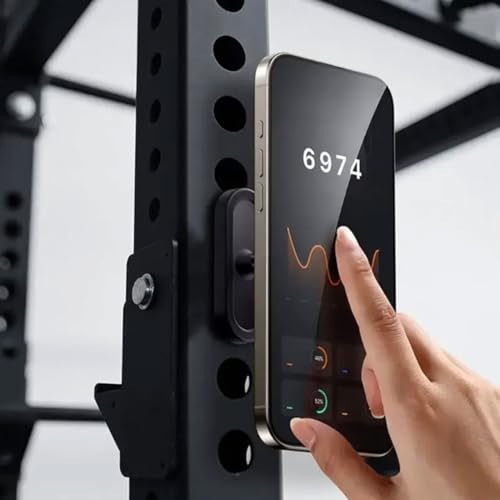 Image of PHOTOMAX Anti-Shock Magnetic Phone Holder for Gym - Universal Fit Mobile Mount for Workout Videos, Selfies, Treadmill & Exercise Equipment (Magnetic Phone Bracket K372)