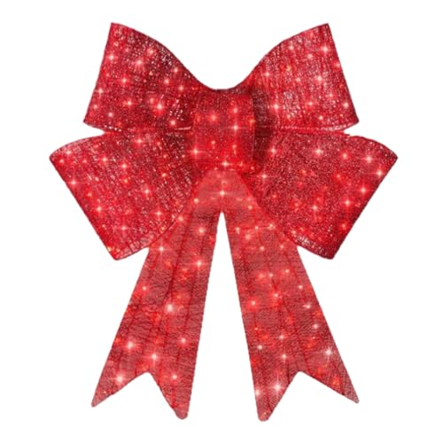 Generisch Rote Schleifen Weihnachten, 53×60 cm Große Schleife Mit...