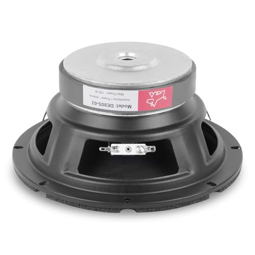 Image of 8 Inch Subwoofer Speaker 150W 4 Ohms Woofer, Paper Coated Cone, Ferrite Magnet for Car Subwoofers, Home Theatre & Music System (1 Pc)