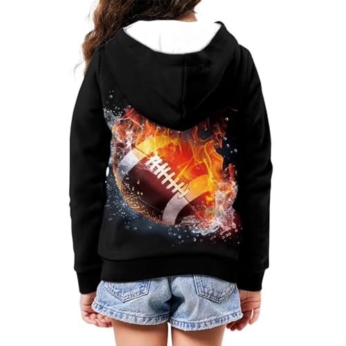 Image of Biyejit Kids Novelty 3D Graphic Printed Hooded Sweatshirt