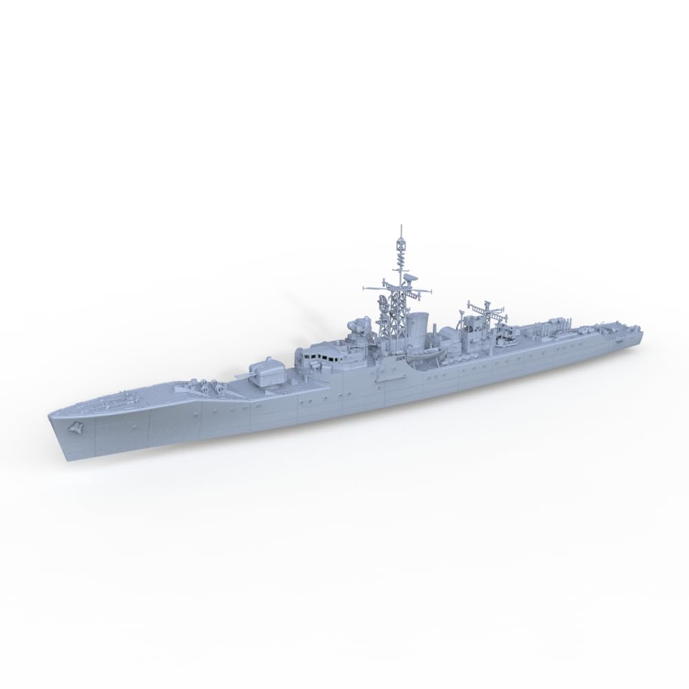 MRY-SFW SSC350629-A 1/350 zestaw do budowy modelu wojskowego HMS klasy Whitby, fregata segmentowy kadłub