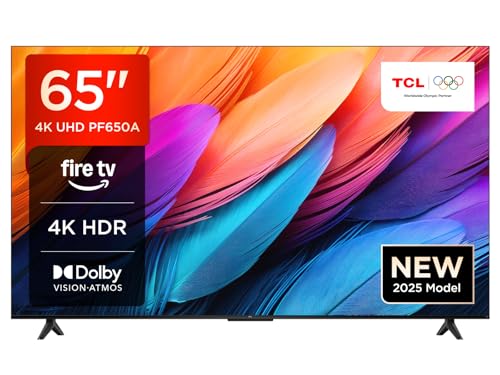 TCL 65PF650 - TV 65 pollici 4K Ultra HD, Smart LED con HDR e Fire...
