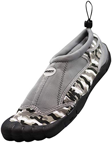 NORTY Men's Water Shoes - Aqua Swim Socks for Beach, Boat, and Pool - Skeletoe Barefoot Design - Cruise Ship Essentials - Hiking and Camping Footwear