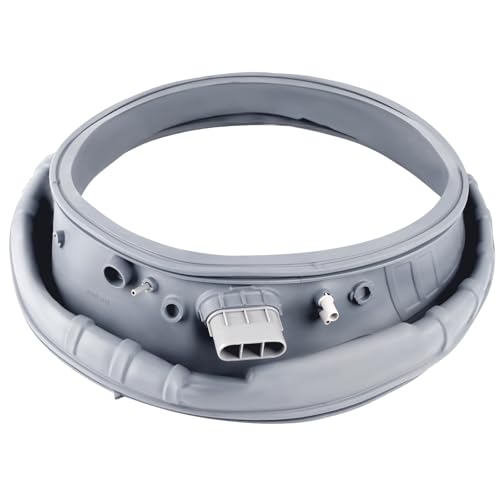 WF42H5000AW/A2 DC97-18094B Washer Door Boot Seal Gasket Diaphragm WF42H5200AP/A2 WF42H5200AW/A2 WF42H5200AF/A2 Door Gasket fit for Samsung Washer Door Seal by Blutoget-Replaces AP5917067 DC64-03051A