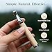 Haaikara Herbal Air Stick Smokeless Inhaler Maple Wood Barrel & Stainless Steel Tip 4 Scents Smoking Alternative Portable, Non-Electric for Quit Smoking Support, Anxiety Relief