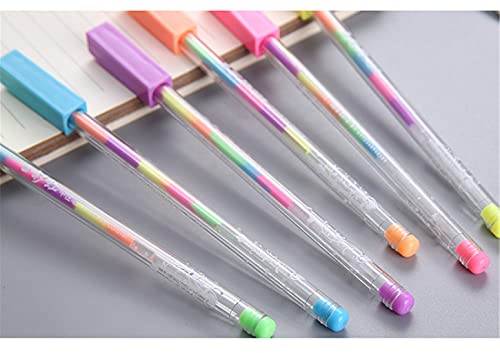 Canetas esferográficas caneta arco-íris canetas esferográficas caneta esferográfica material de escr