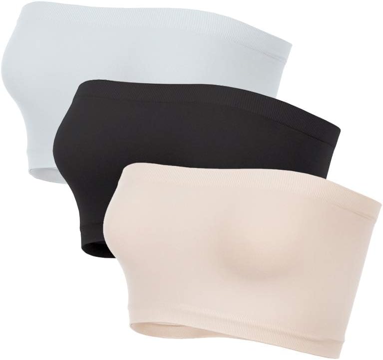 Kurve Seamless Bandeau Tube top - UV Protective Fabric, Rated UPF 50+ (Non-Padded) -Made in USA-