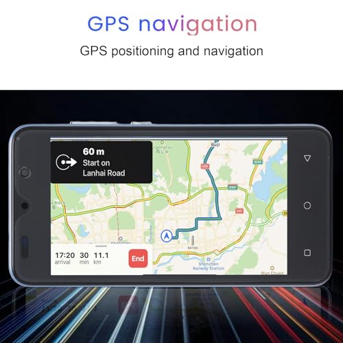 Cuifati 5 -calowy Smartfon z rozdzielczością 1440 X 3040, 4 GB RAM 32 GB ROM, Rozpoznawanie Twarzy, Aparat 8MP, dla Androida 12 z Ekranem HD, Procesorem MT6580M (BLUE)