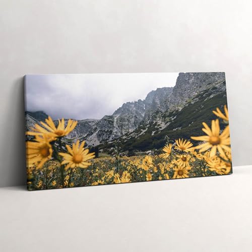 Tableau photo sur toile 120x60cm pour habiller un grand mur vide du salon