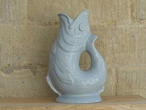 Creative Product Wade Ceramics Gluggle Jug, Light Grey, X-Large