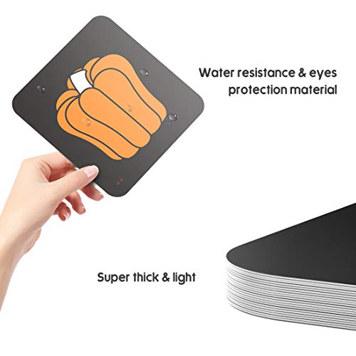 TUMAMA Baby Black White Flash Cards, High Contrast Visual Stimulation Learning Flashcards, Learning Alphabet Shapes Color Cards for Toddlers, Baby Toys Gift for 0 3 6 9 12 Months(80 Pcs)