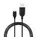 JIUJOJA for Garmin Forerunner 45 45s/Swim 2 Charger, Charging Clip Sync Data Cable and 2Pcs HD Tempered Glass Screen Protector and 8Pcs Charger Port Protector for Garmin Swim 2 Sports Smart Watch