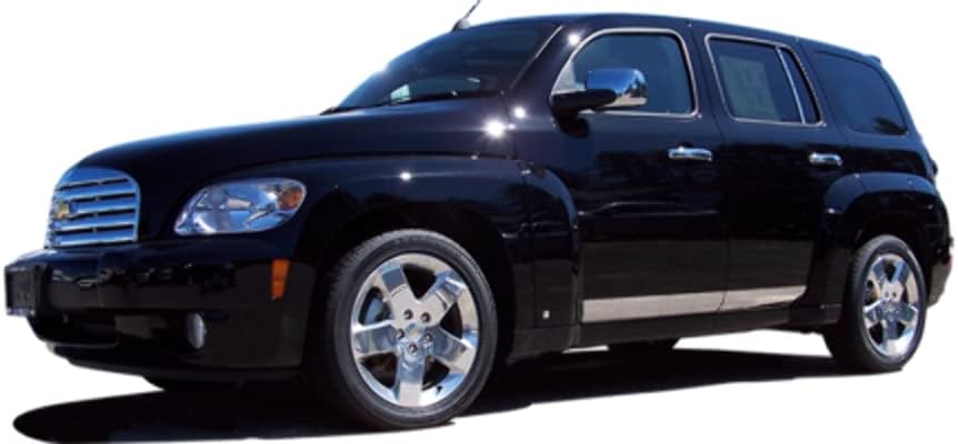 QAA is Compatible with 2006-2011 Chevrolet HHR 4 Piece Stainless Rocker Panel Trim, Lower Kit, 4.33" Width TH46140