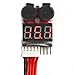 SMAKNÂ 1-8S Battery Checker and Low Voltage Buzzer Alarm Plus BlueMart Cable Tie