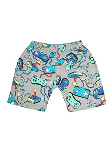 Image of Boys Halfsleeves Cotton Solid /Printed T-Shirt & Shorts Summer Co-ord Set /Clothing Set /Casual wear