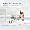 Jkanti Interactive Cat Toys for Indoor Cats,The 3rd Generation Agile Moving Cat Ball with Elastic Mesh Tail,Automatic Kitten Toys for Bored Indoor Adult Cats,Motion Activated (Green) #4