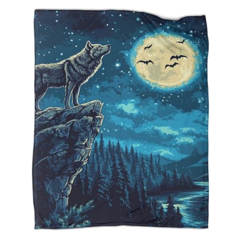 Couverture loup douce en microfibre de qualité supérieure 150x200 - 2