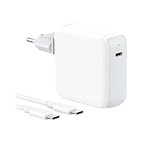 IFEART 70W Caricatore USB C Compatibile con MacBook Air MacBook Pro 13 14 15 16 pollici 2024 2023 2022 2021 2020, M1 M2 M3 Mac Laptop, iPad, Caricabatterie Rapido, Cavo USB C a C 2M, LED