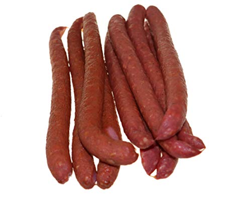 Schwarzwald Metzgerei – Salsiccia aus Schwarzwälder Räucherung– 5 Paar Rohwürste mit herzhaft rauchigem Aroma und pikanter Würzung – Italienische Spezialität für Wurst-Liebhaber