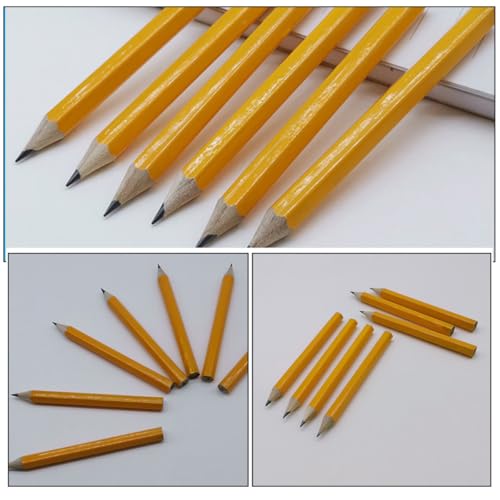 50 lápices hexagonales pequeños para dibujo y escritura miniatura 6