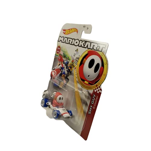 Vehículo a escala 1:64 Hot Wheels Mario Kart Shy Guy miniatura 4