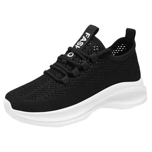 Generisch Zapatillas de correr para mujer, transpirables, de malla, zapatillas de deporte, suela suave, gruesa, para correr, para el tiempo libre, para correr, para correr, ligeras, zapatillas de