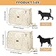 Hundetragetasche bis 5kg – Hundetasche für kleine Hunde Katze, Tragetasche Hund, faltbar, atmungsaktiv, mit Sicherheitsgurt, Taschen, Transporttasche, ideal für Outdoor, Reisen, Auto (41x30x18cm)