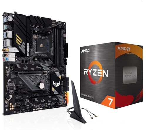 Image of MICRO CENTER AMD Ryzen 7 5800XT Desktop Processor with ASUS TUF Gaming B550-PLUS WiFi II AM4 ATX Gaming Motherboard (DDR4, PCIe 4.0, WiFi 6, 2.5Gb LAN, USB 3.2 Gen 2)