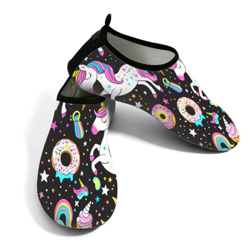 Calcetines acuáticos para senderismo y natación con patrón colorido