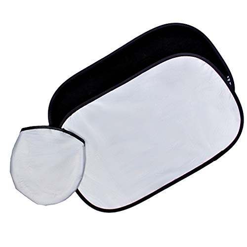 Total Blackout Sun Shade (4 Pack)-19"x 12" Window Stick-on Cling Removable peelable Sunlight