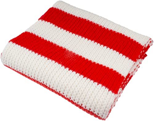 VIVIAN & VINCENT Fall Winter Ultra Soft Knit Striped Scarf for Women Men Boys Girls4