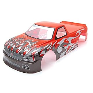 Hztuang carrosserie 1/10 rouge pour T-10 en 205 x 445 mm