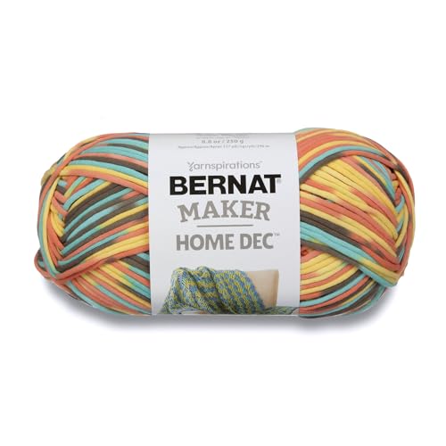 Image of Bernat Maker Home Dec Sunset Sea Varg Yarn - 2 Pack of 250g /8.8oz - Cotton - 5 Bulky - 317 Yards - Knitting, Crochet, Crafts & Amigurumi