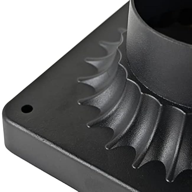 Outdoor Post Light Mounting Base Traditional 5.5 W x 5.5 D x 3.25 H