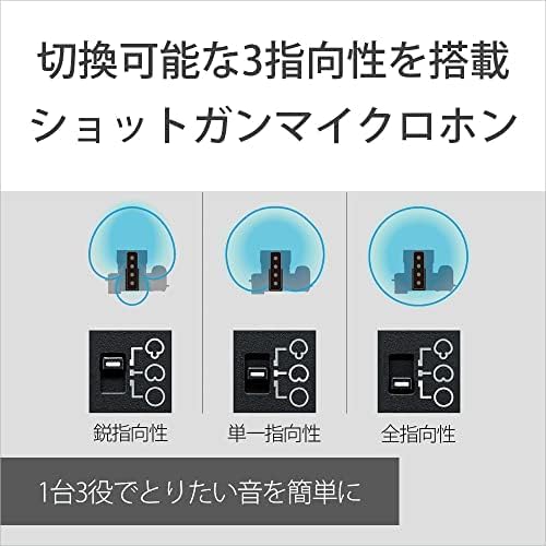 Amazon | SONY(ソニー) カメラ用マイク ショットガンマイクロホン 可変
