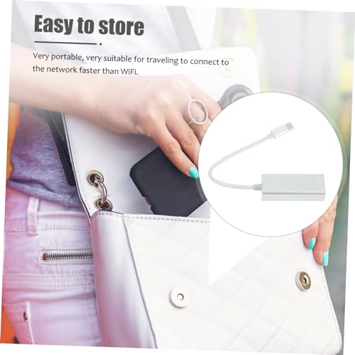 Adaptador Ethernet USB C 2 piezas para laptop y PC de alta velocidad 6