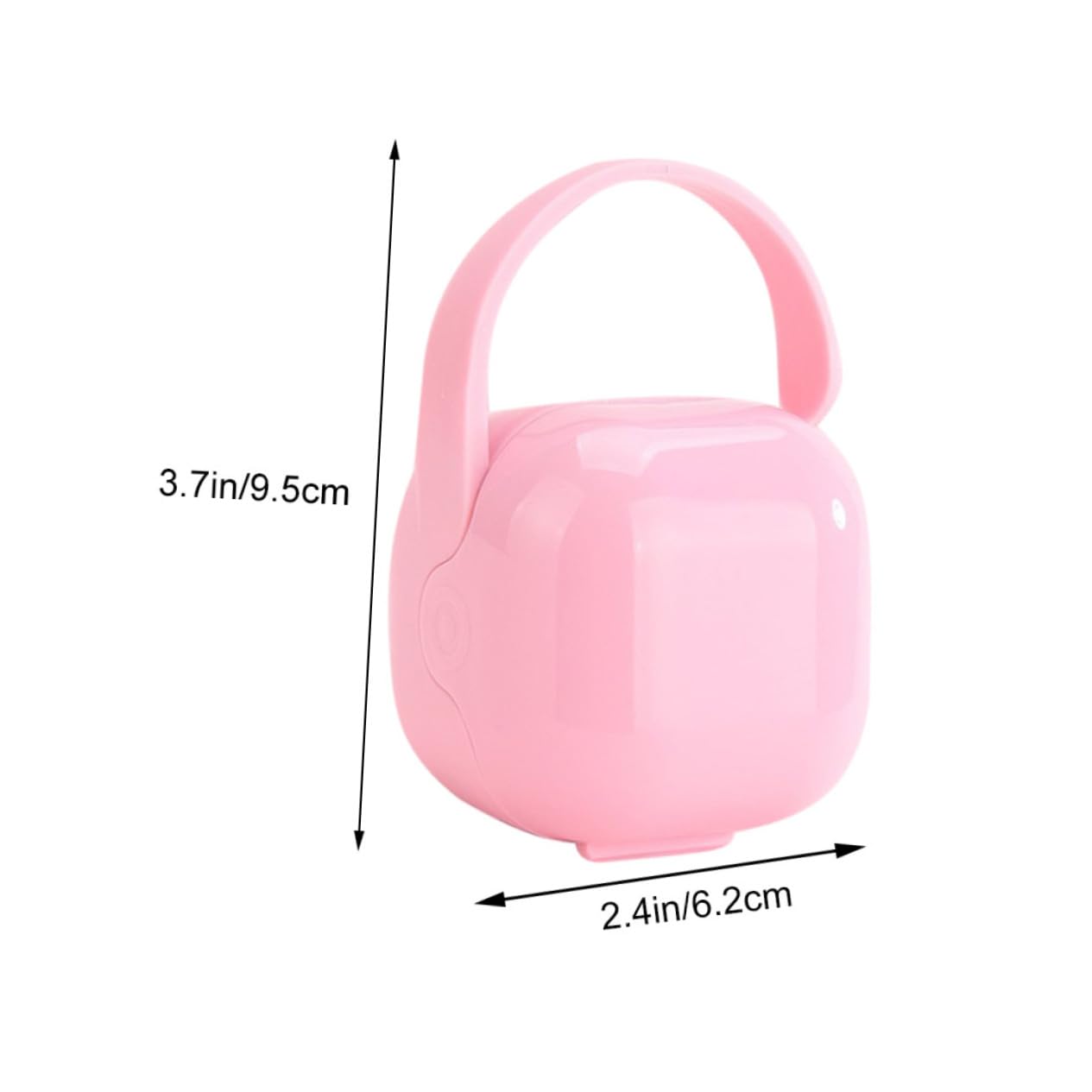 VICASKY Household Soother Container Portable Pacifier Storage Box Lidded Soother Case for Travel