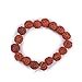 LOVENSPIRE 5 Mukhi Rudraksha Bracelet Suitable for Yoga, Meditation 5 Face Nepali Panchmukhi Rudraksh Natural Healing Round Bead Stretchable Elastic Bracelet Daily Fashion Wear Men (8.5 Mm)