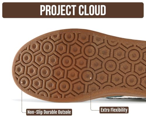 Image of Project Cloud Platform Sneakers for Women Footwear - Memory Foam Insole Womens Shoes, Lightweight and Non-Slip Sole Lace Up Fashion Sneakers for Women 2026 (Volley)