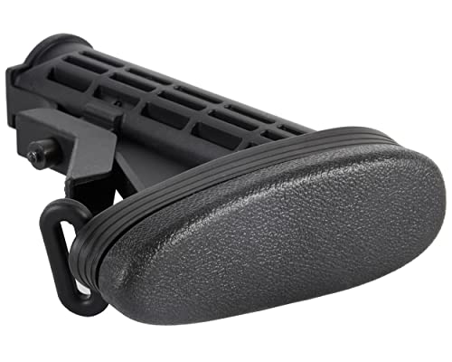 2-Packs Rubber Combat Butt Pad Snap-On Recoil Pad For 6-Position Adjustable Stocks #TOP6