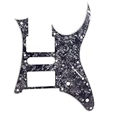 Kivivaka Pickguard de rechange 7 V pour guitare électrique Ibanez RG250, configuration micro, multicolore E