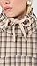 LE BOP Women's Carson Anorak, Khaki Check, Tan, Plaid, XS