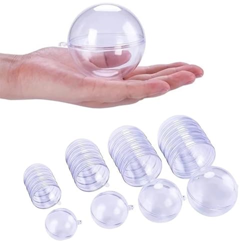 40 Stück Weihnachtskugeln Acrylkugeln, 3/4/5/6cm Kunststoffkugeln...